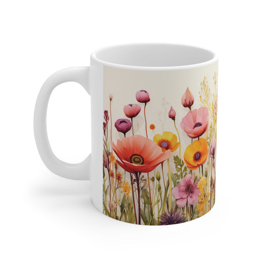 Floral Watercolour Mug Edition 4 Image 1