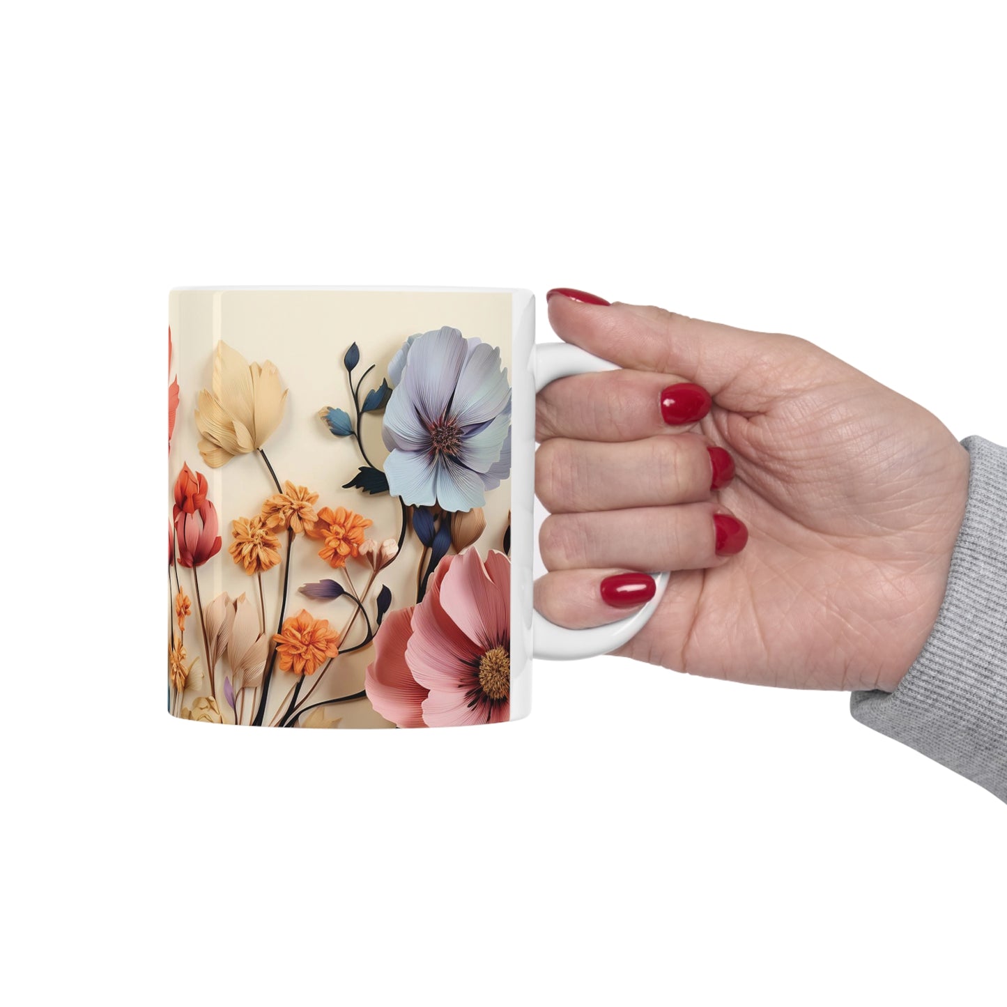 Floral Watercolour Mug Edition 6 Image 5