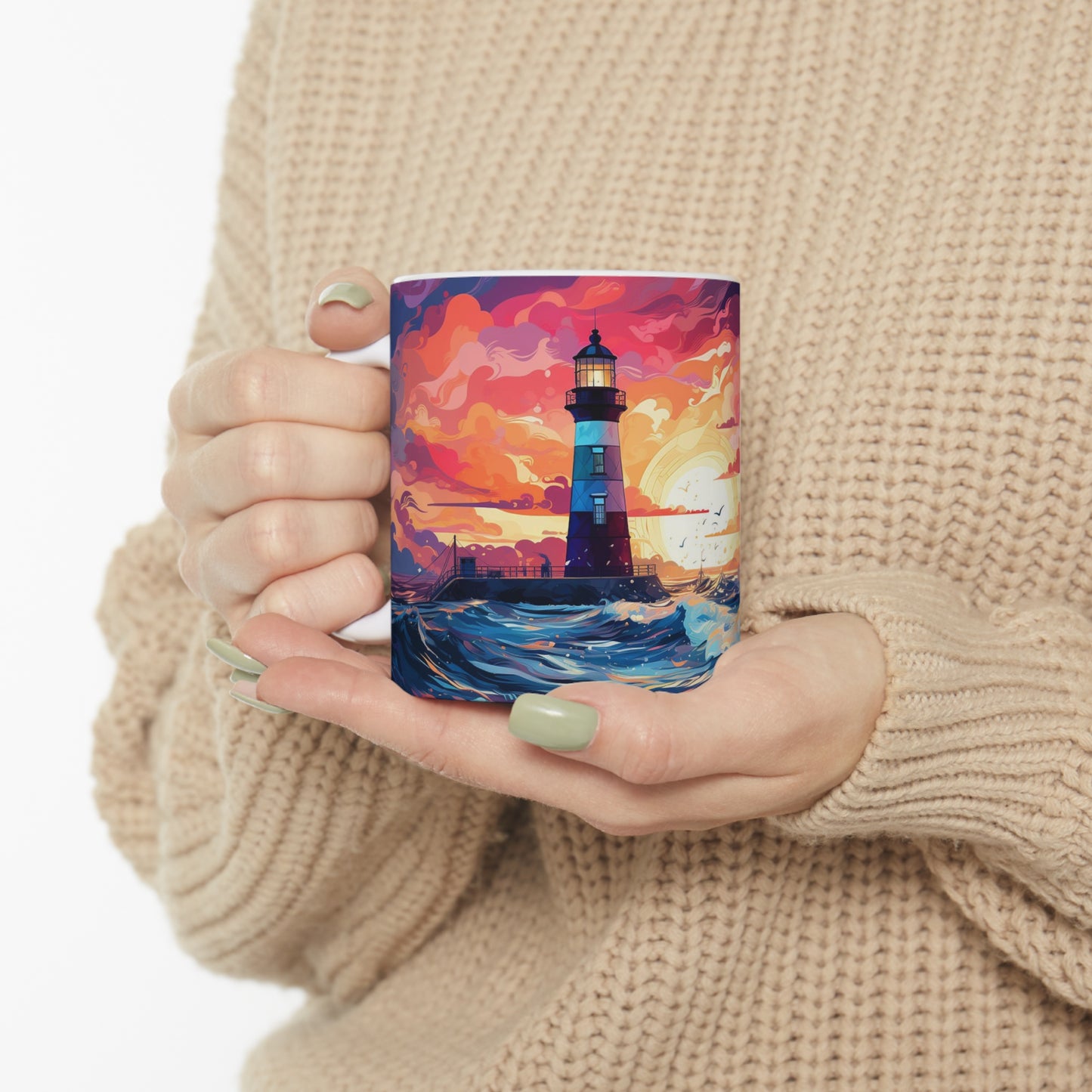 Pastel Lighthouse Mug Edition 5 Image 5