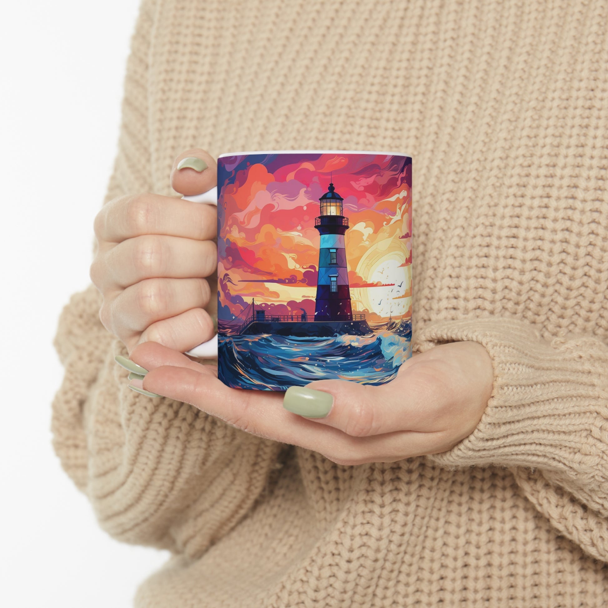 Pastel Lighthouse Mug Edition 5 Image 5