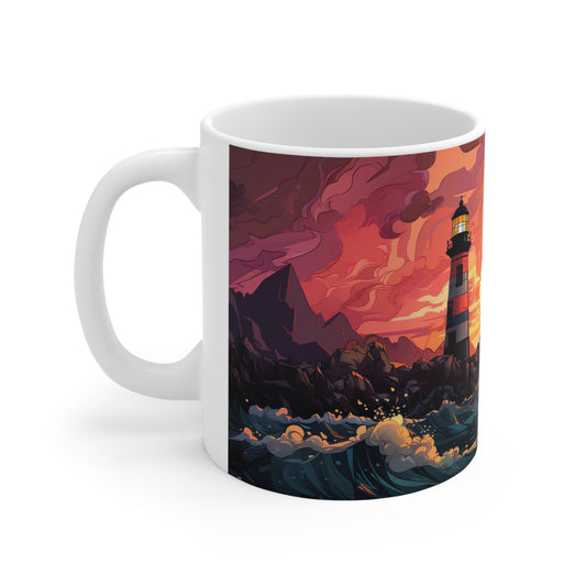 Pastel Lighthouse Mug Edition 8 Image 1