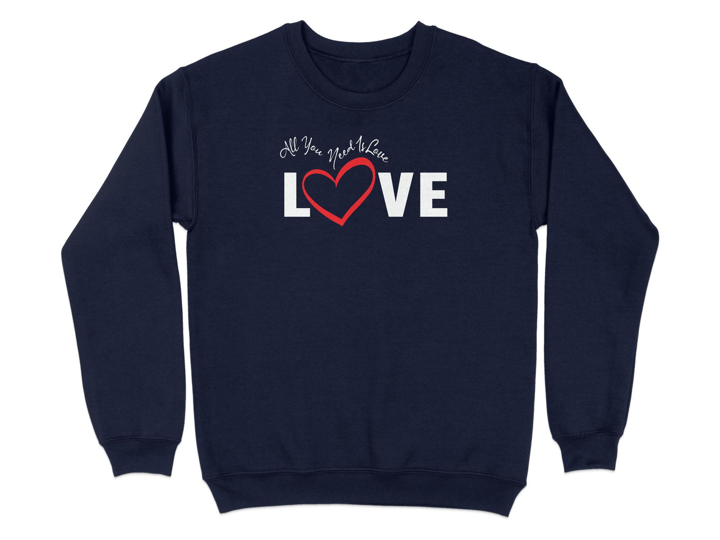 All You Need Is Love Sweatshirt Navy