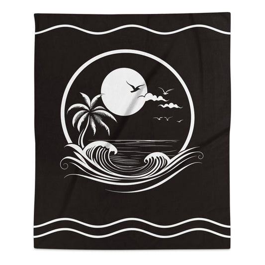 Beachside Paradise Arctic Fleece Blanket