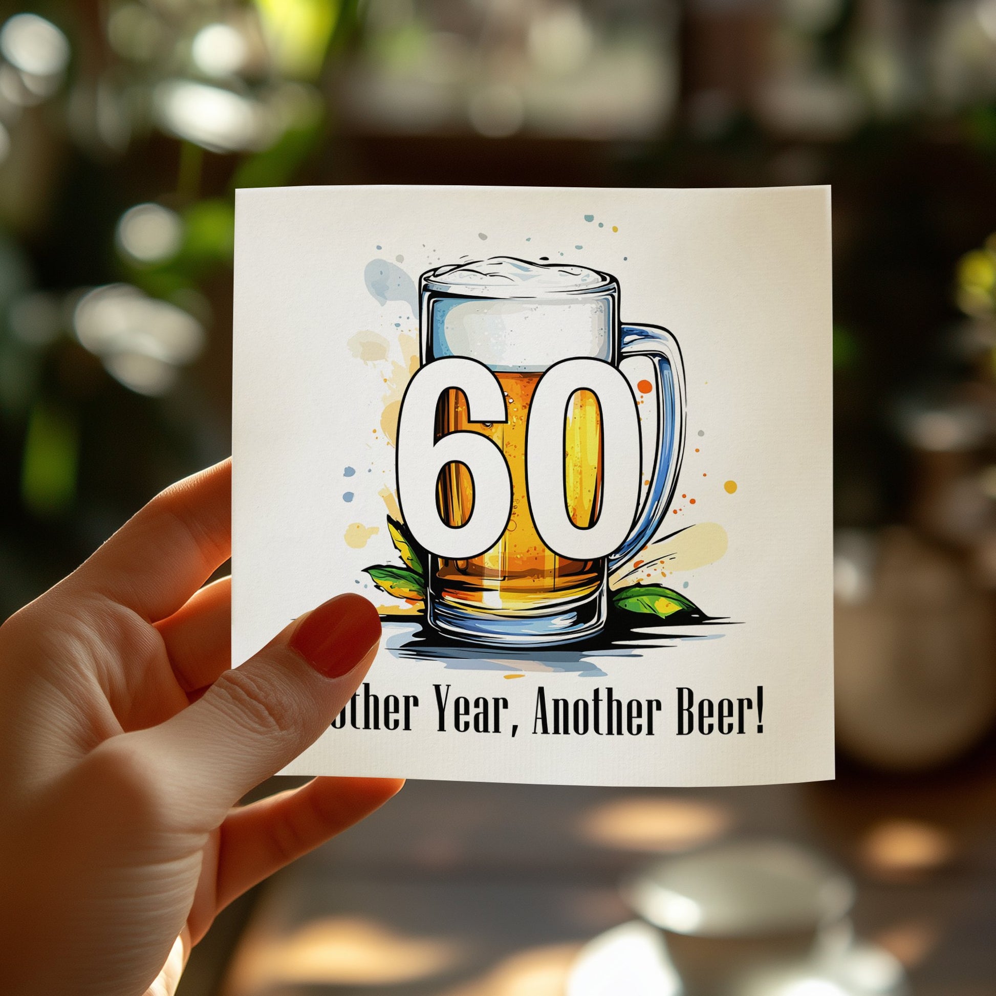 Beer Mug Custom Birthday Napkins Image 8