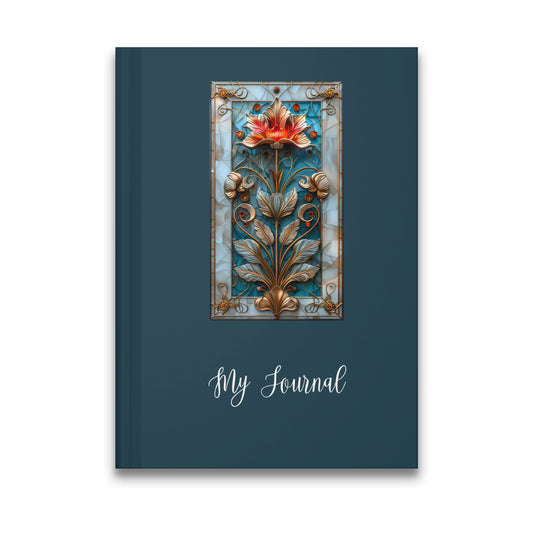 Blue Floral Journal