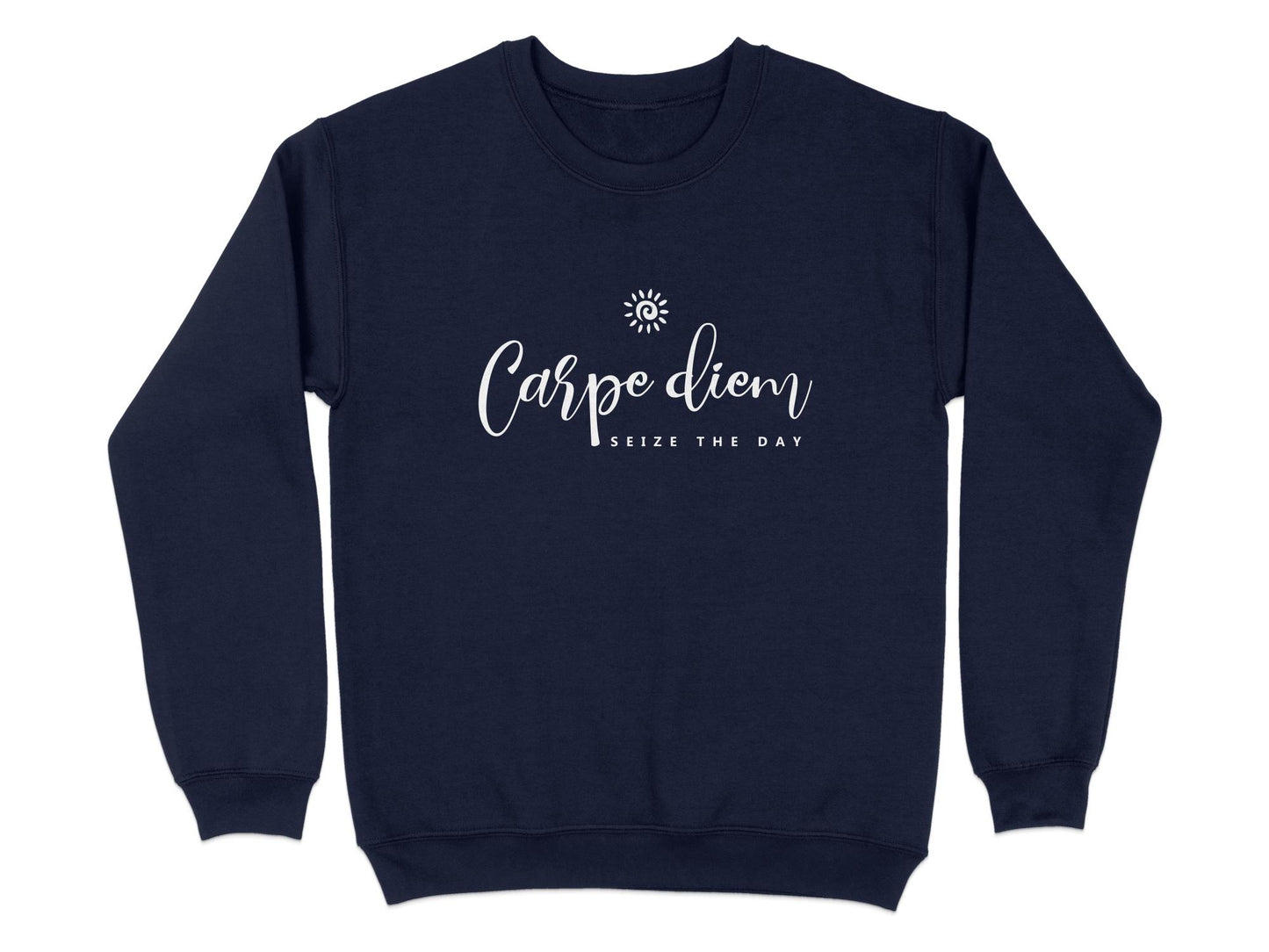 Carpe Diem Sweatshirt Navy