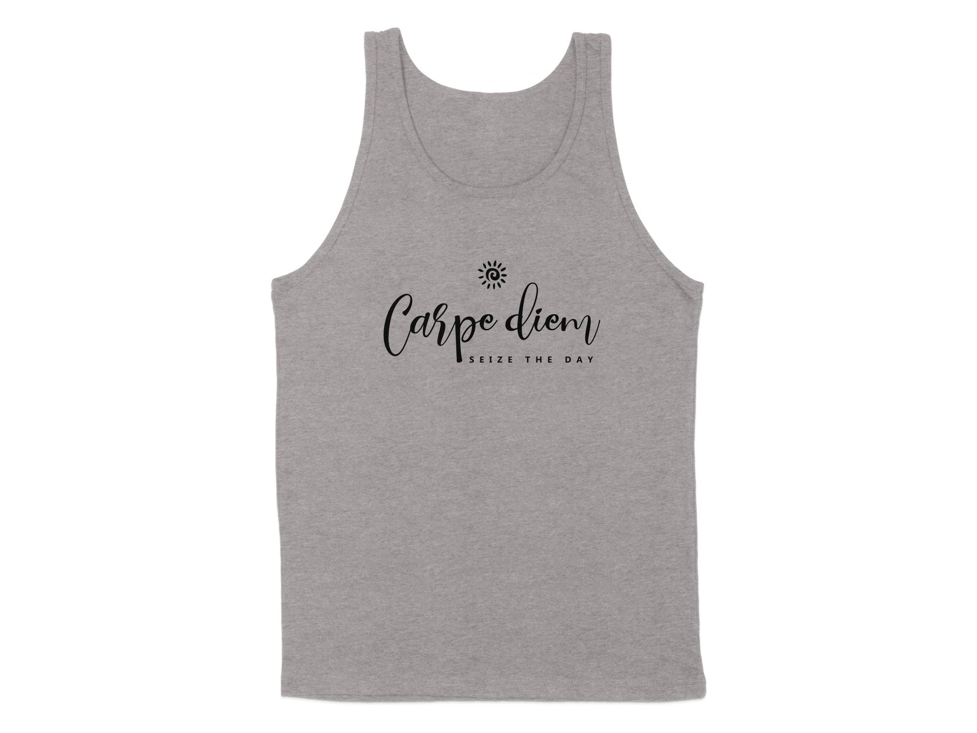 Carpe Diem Tank Top Grey