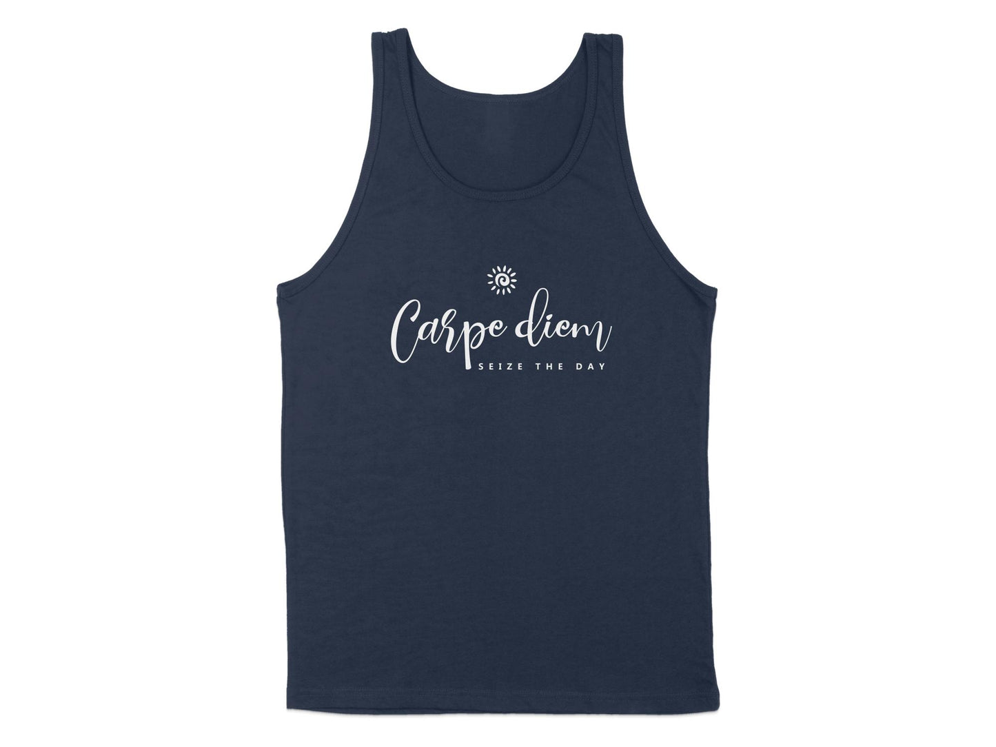 Carpe Diem Tank Top Navy