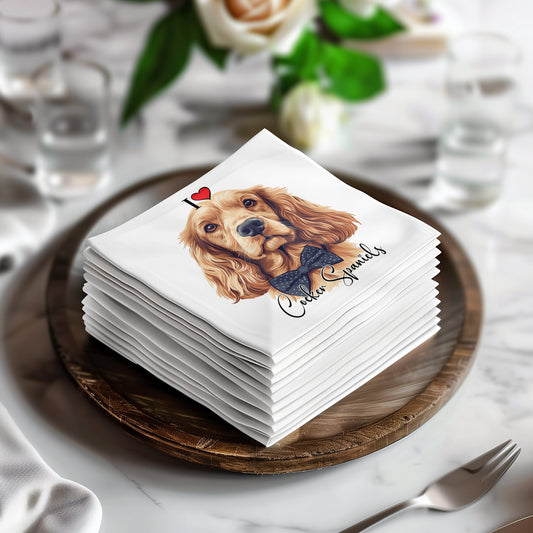 Cocker Spaniel Napkins