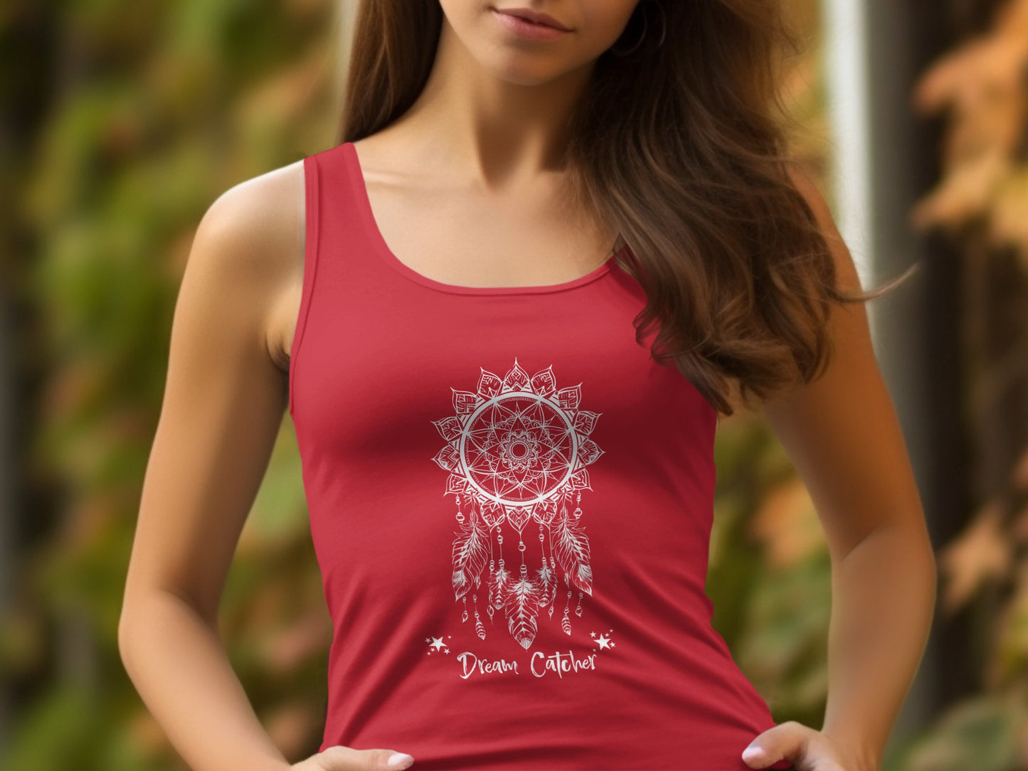 Dream catcher Tank Top Red