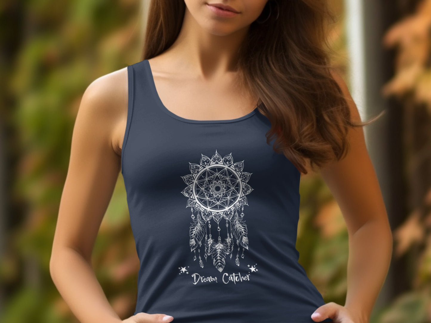 Dream catcher Tank Top Navy