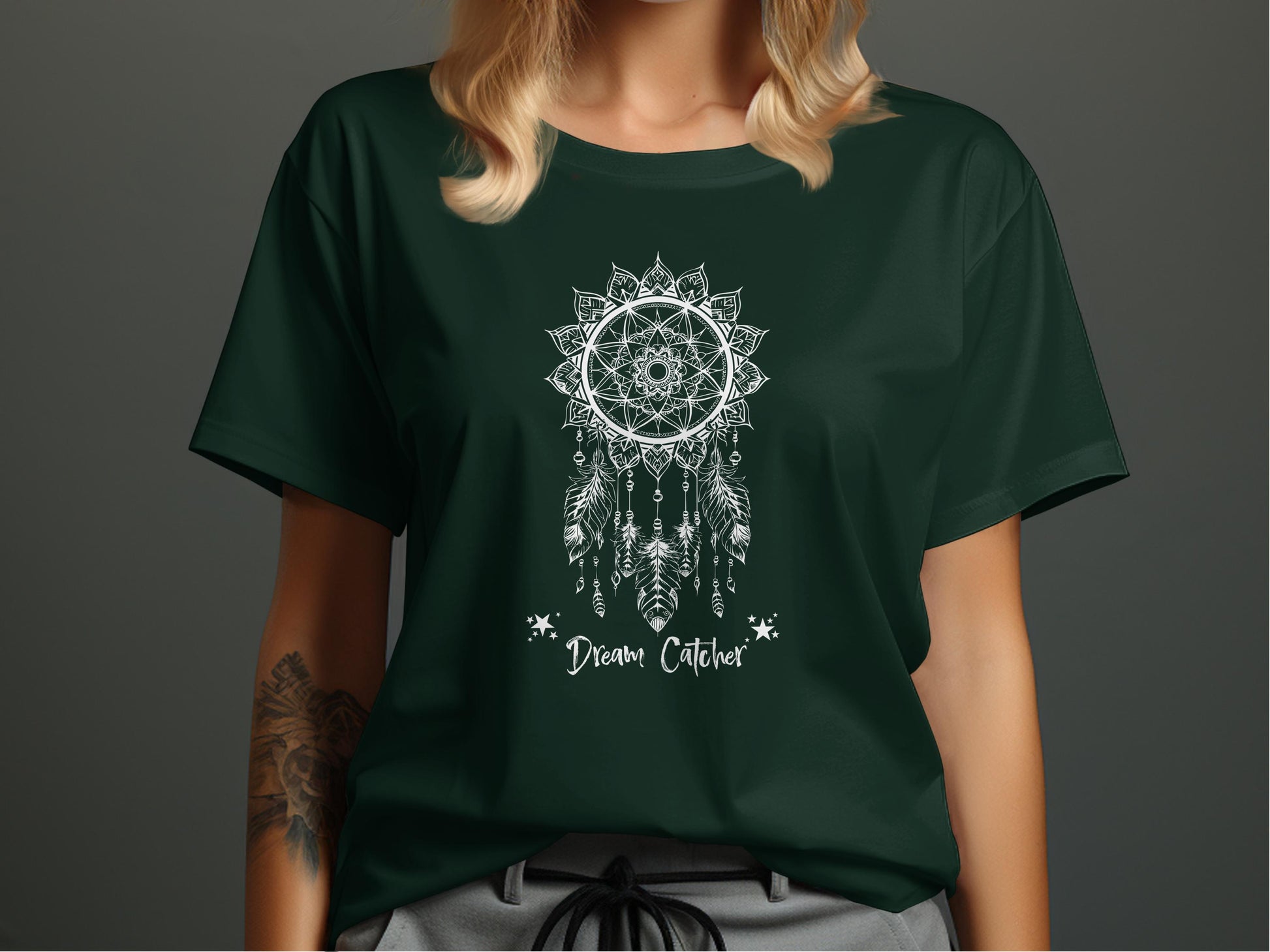 Dream Catcher Tee Green