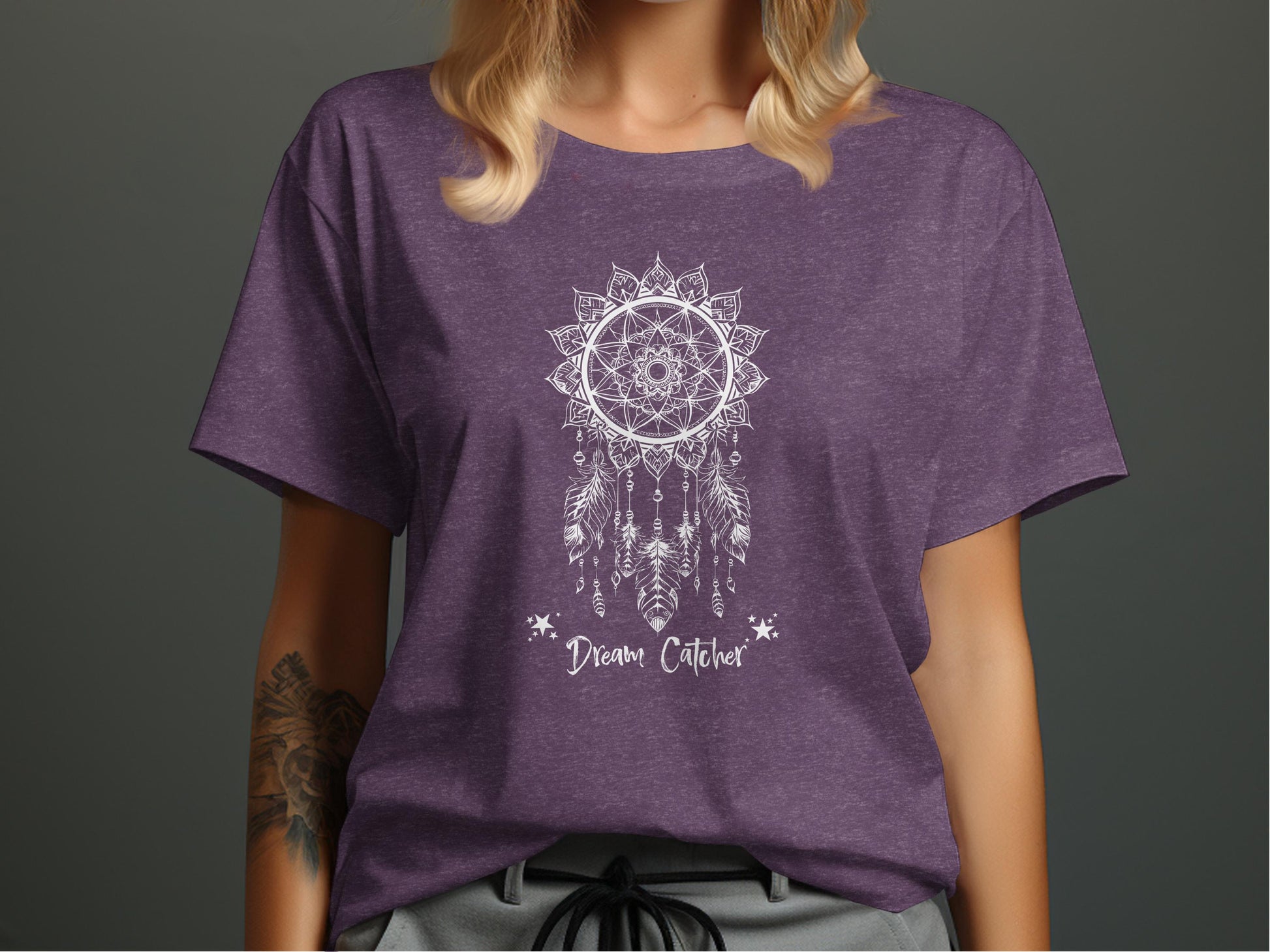 Dream Catcher Tee Heather Purple