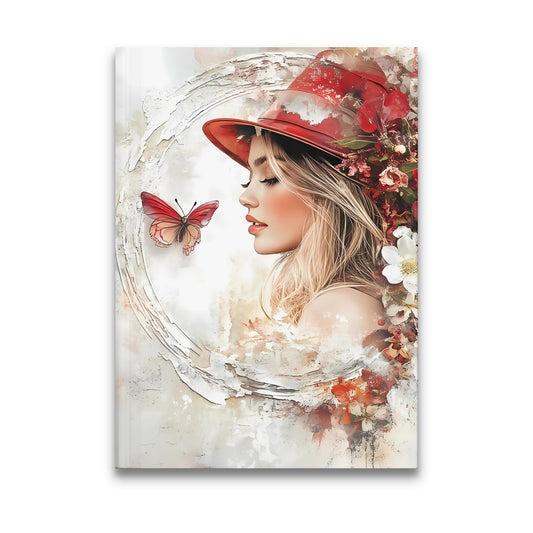 Dreamy Woman Butterfly Journal