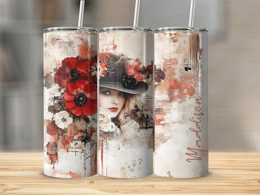 Elegant Lady Custom Tumbler