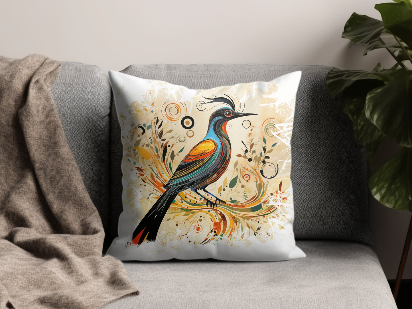 Exotic Bird Throw Pillow Edition 1 Image 3