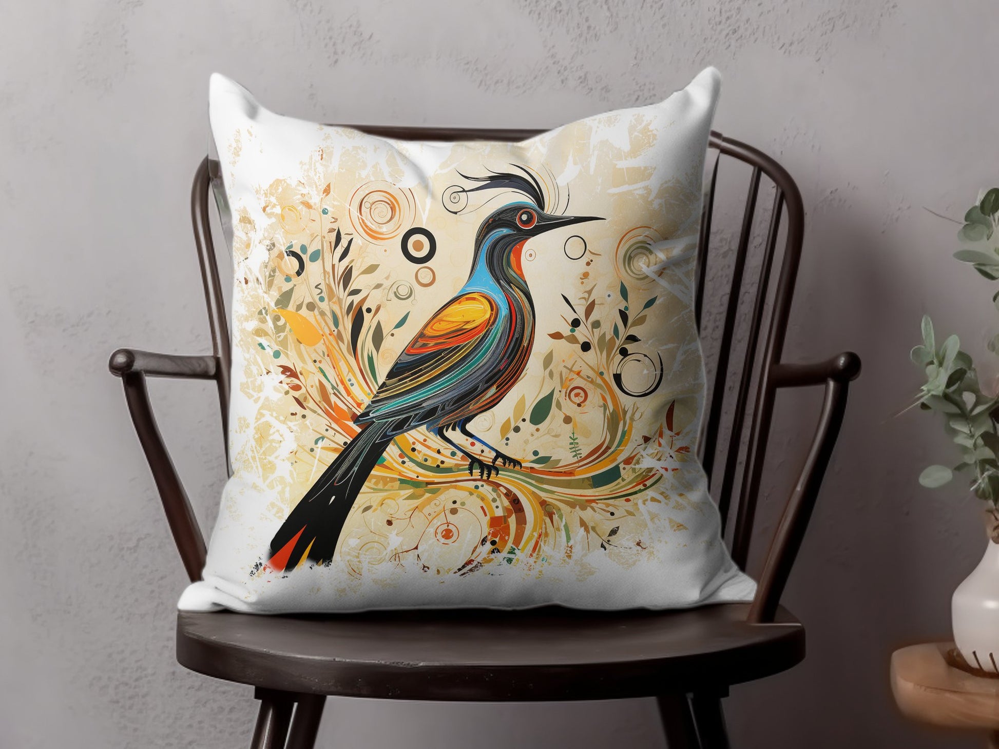 Exotic Bird Throw Pillow Edition 1 Image 4