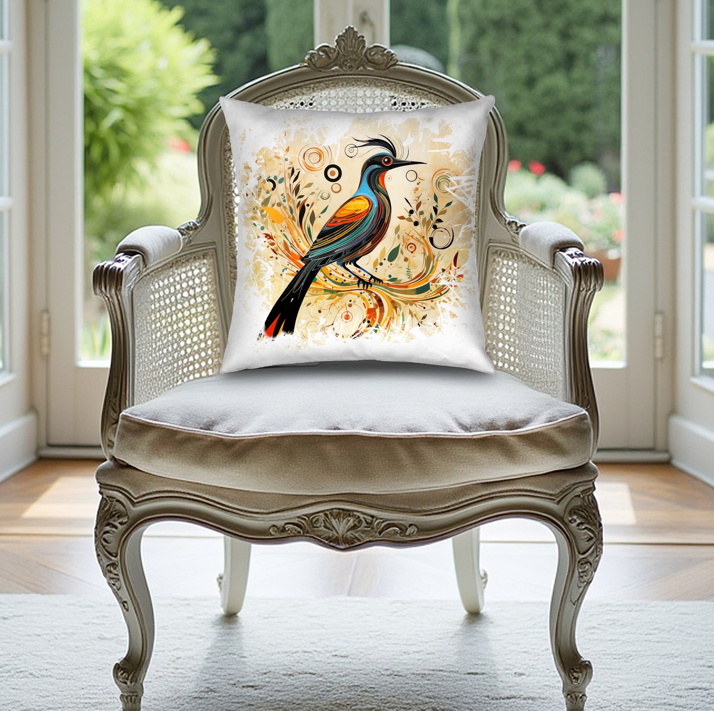 Exotic Bird Throw Pillow Edition 1 Image 6