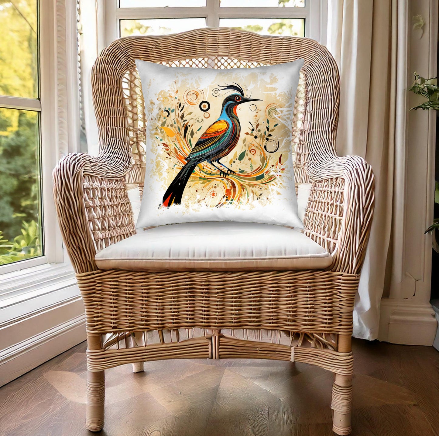 Exotic Bird Throw Pillow Edition 1