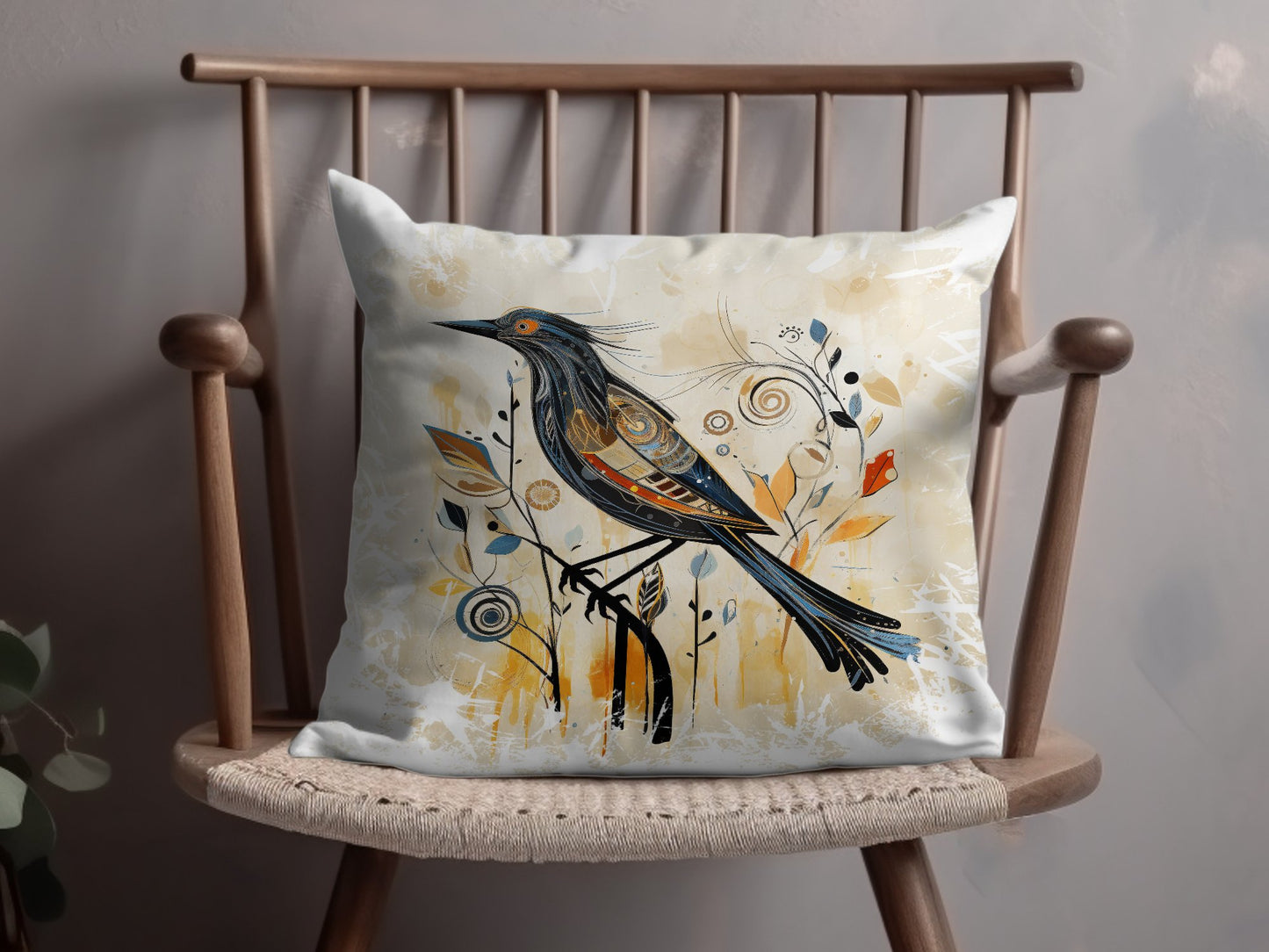 Exotic Bird Throw Pillow Edition 2 Image 5