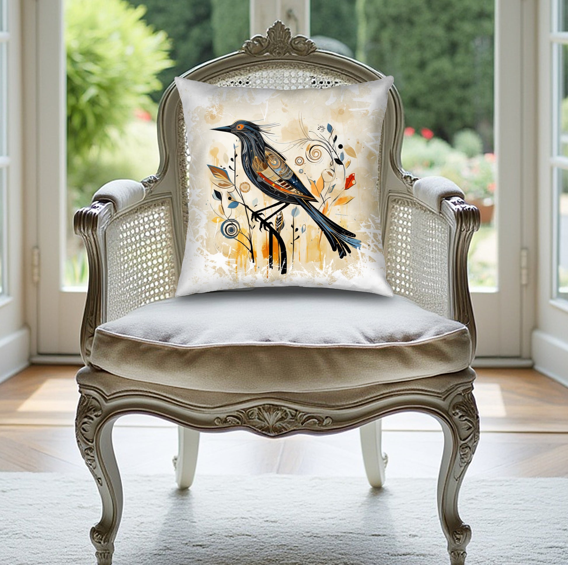 Exotic Bird Throw Pillow Edition 2 Image 6