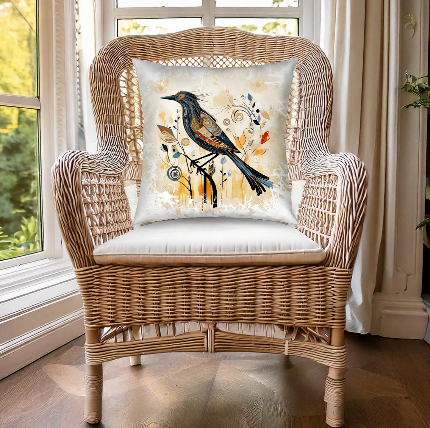 Exotic Bird Throw Pillow Edition 2