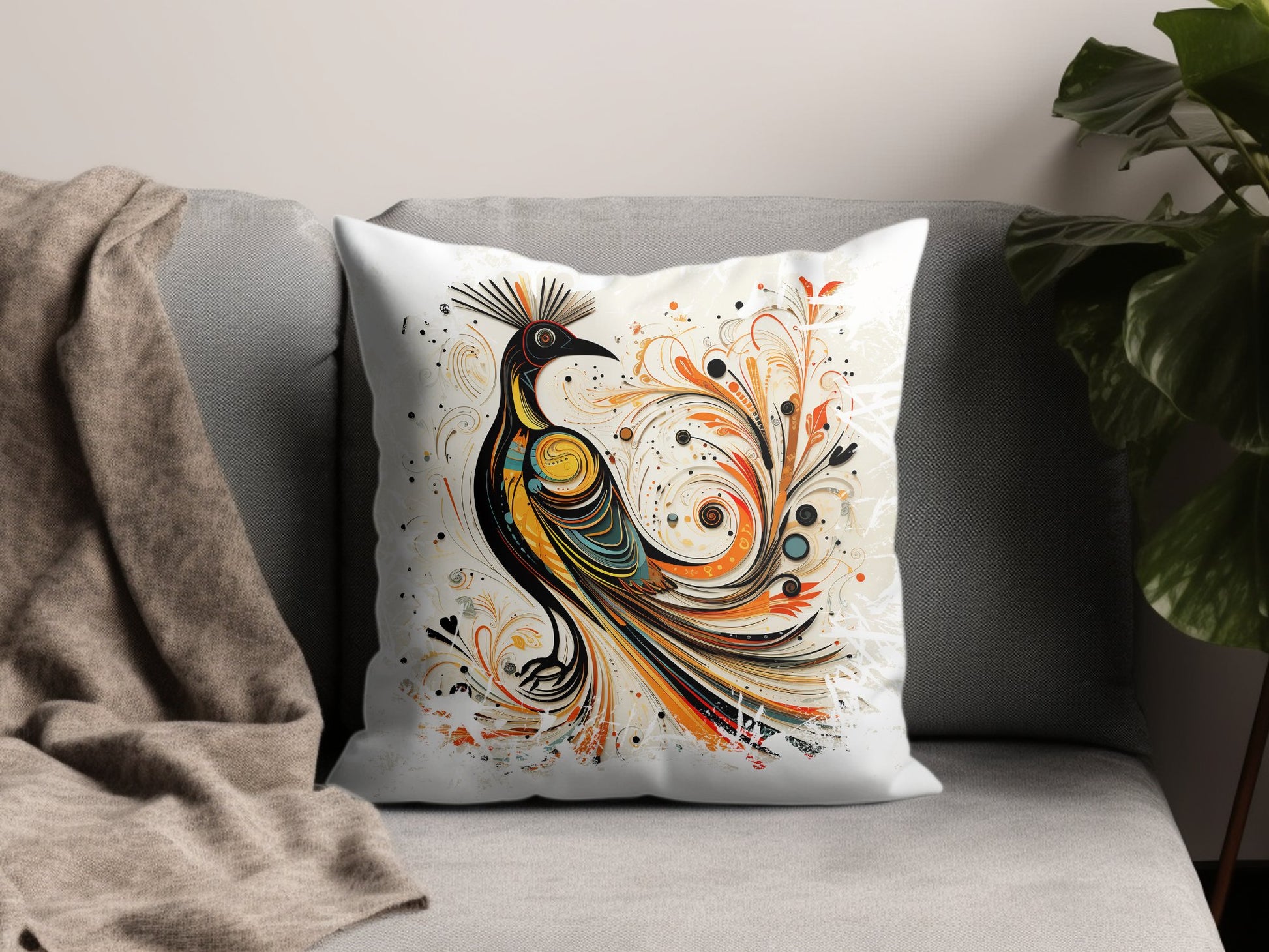 Exotic Bird Throw Pillow Edition 4 Image 3