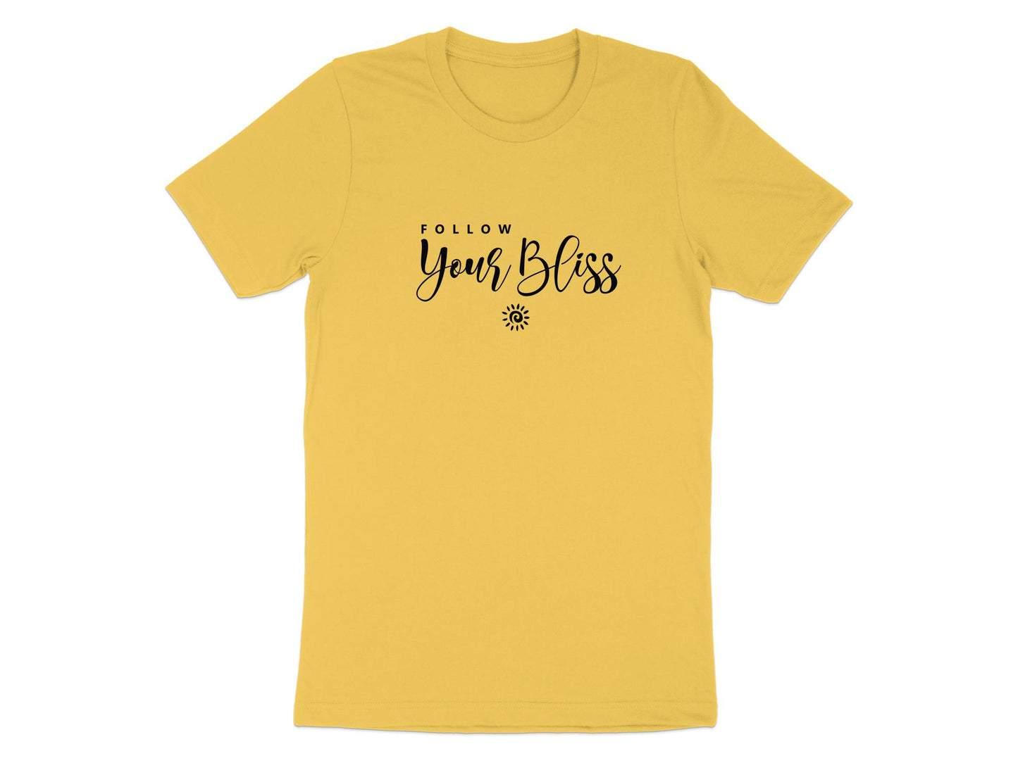 Follow Your Bliss T-Shirt Yellow