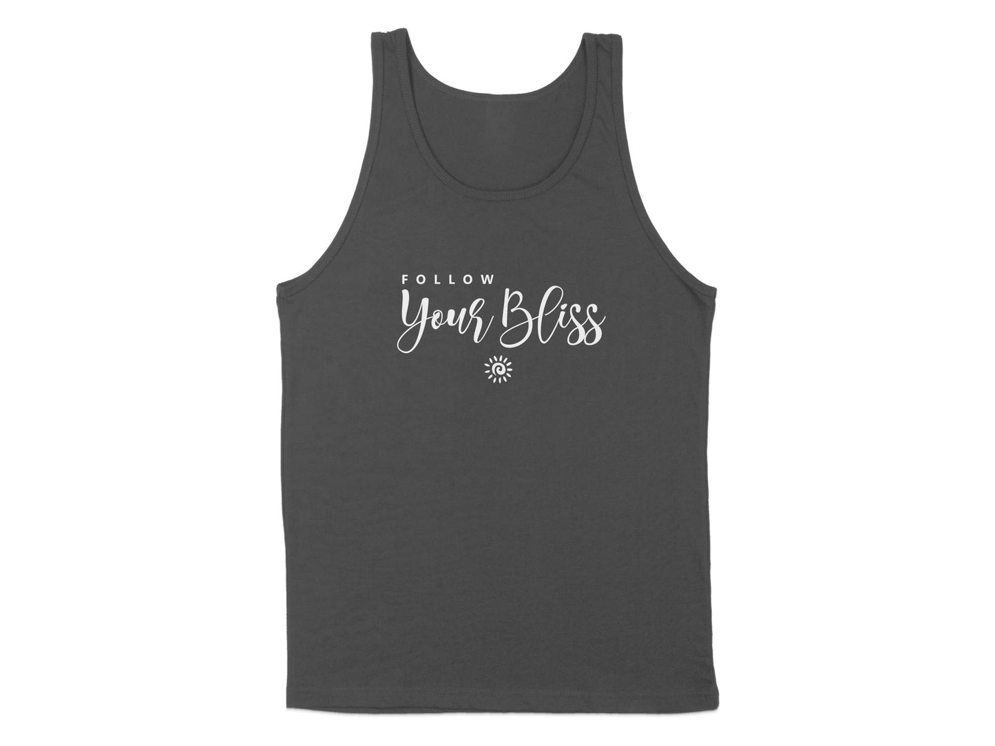 Follow Your Bliss Tank Top Charcoal