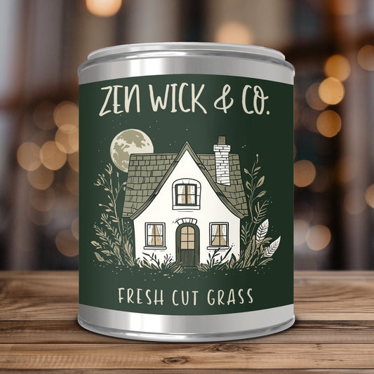 Fresh Cut Grass Scented Candle