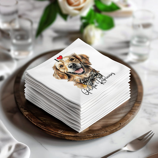 Golden Retriever Napkins