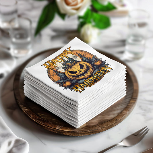 Halloween Pumpkin Napkins