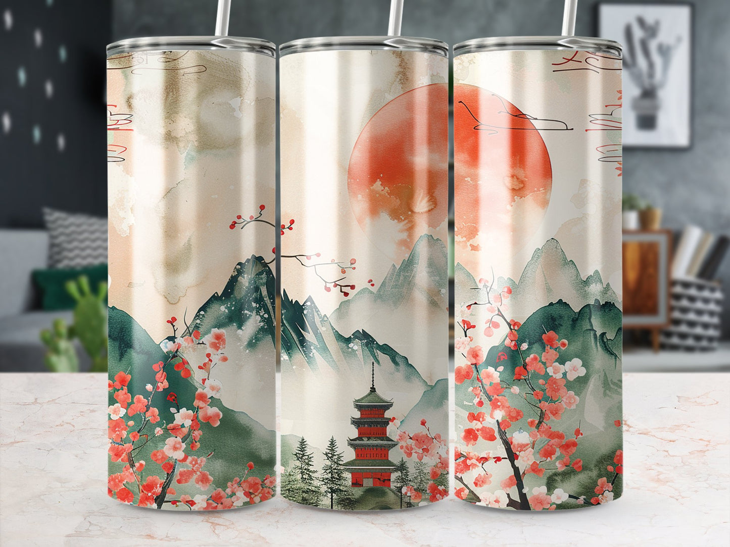 Japanese Sunset Tumbler image 6