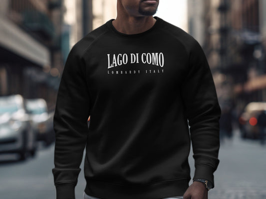 Lago di Como Sweatshirt Black