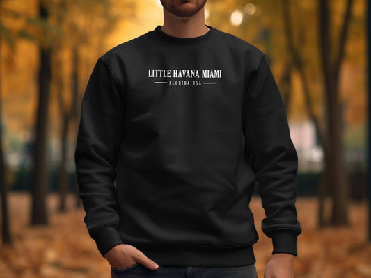 Little Havana Miami Sweatshirt Black