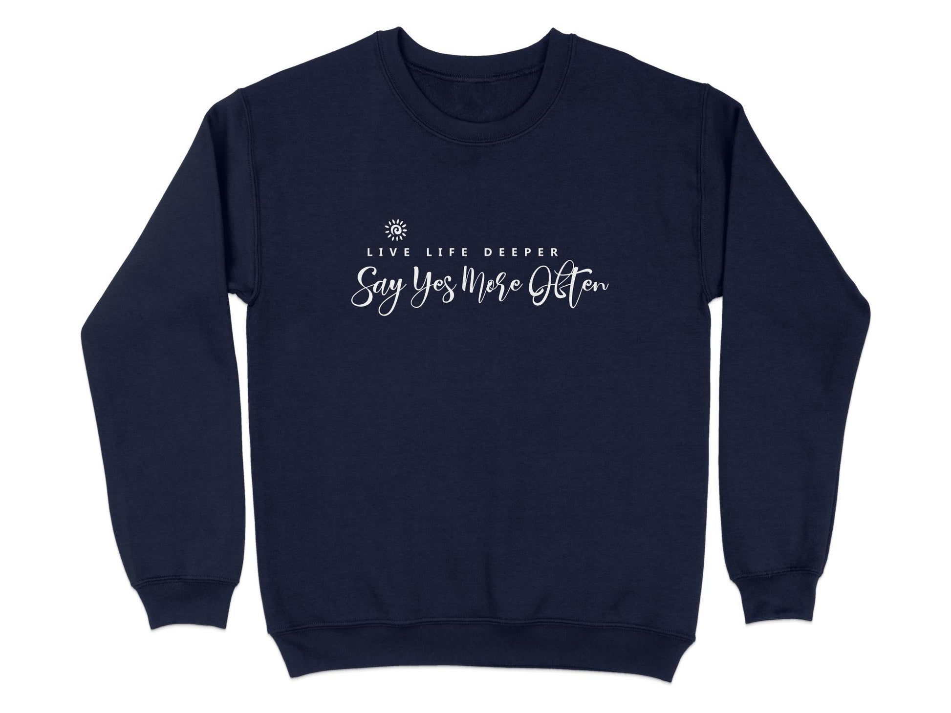 Live Life Deeper Sweatshirt Navy