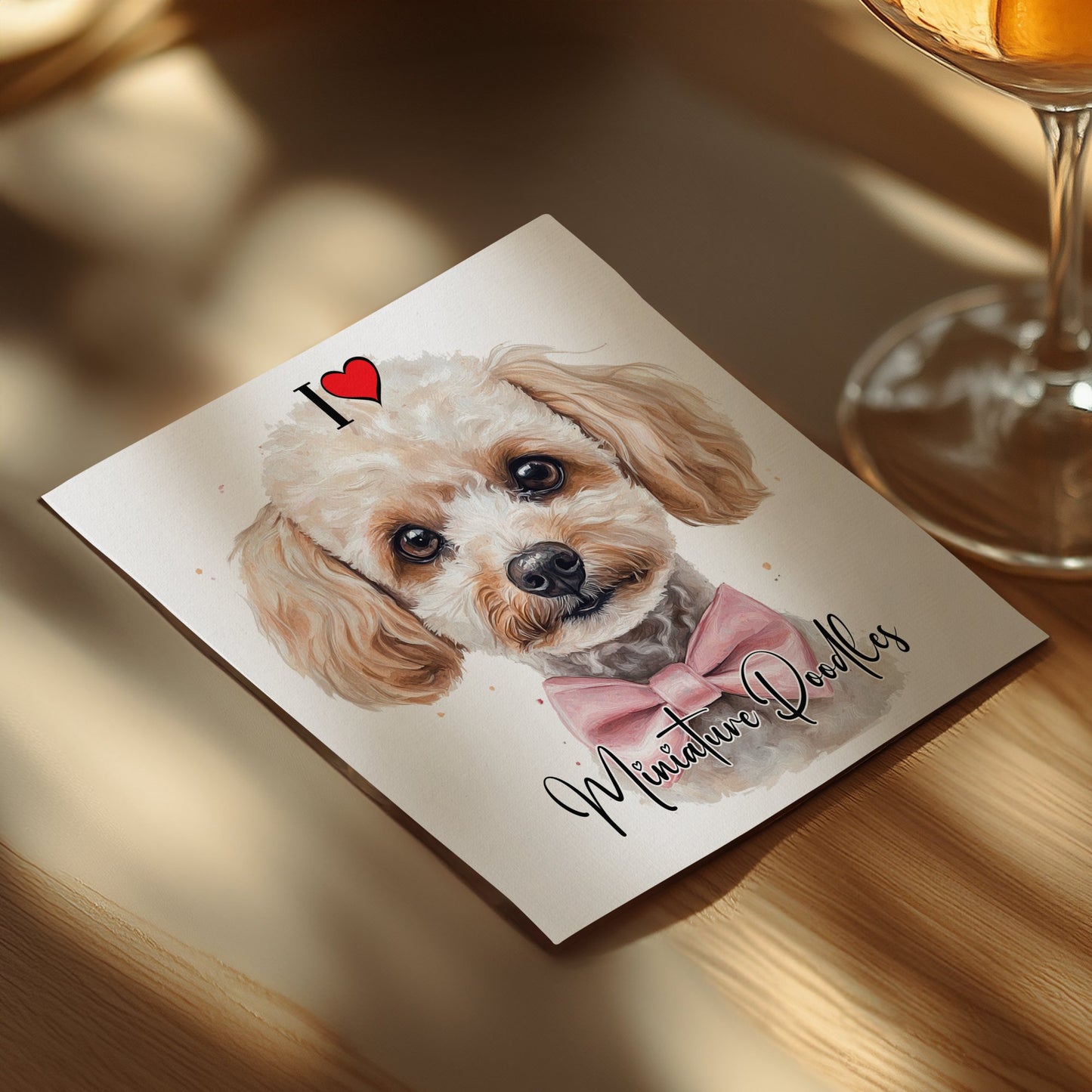 Miniature Poodle Napkins Image 3