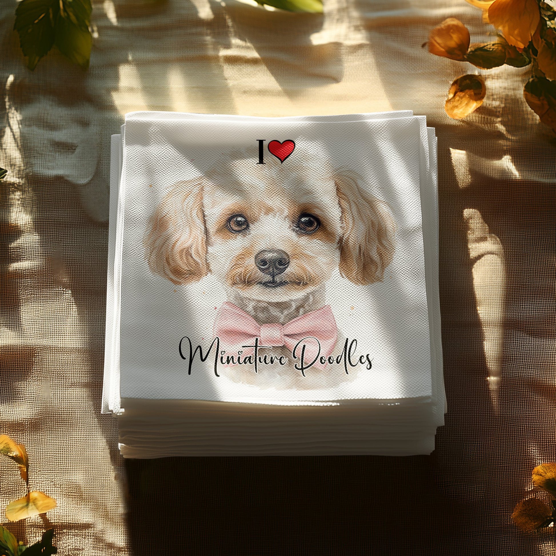 Miniature Poodle Napkins Image 4