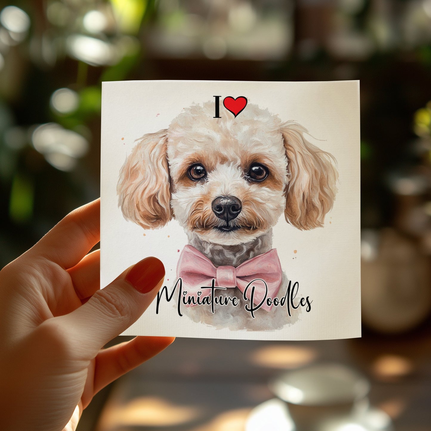 Miniature Poodle Napkins Image 8