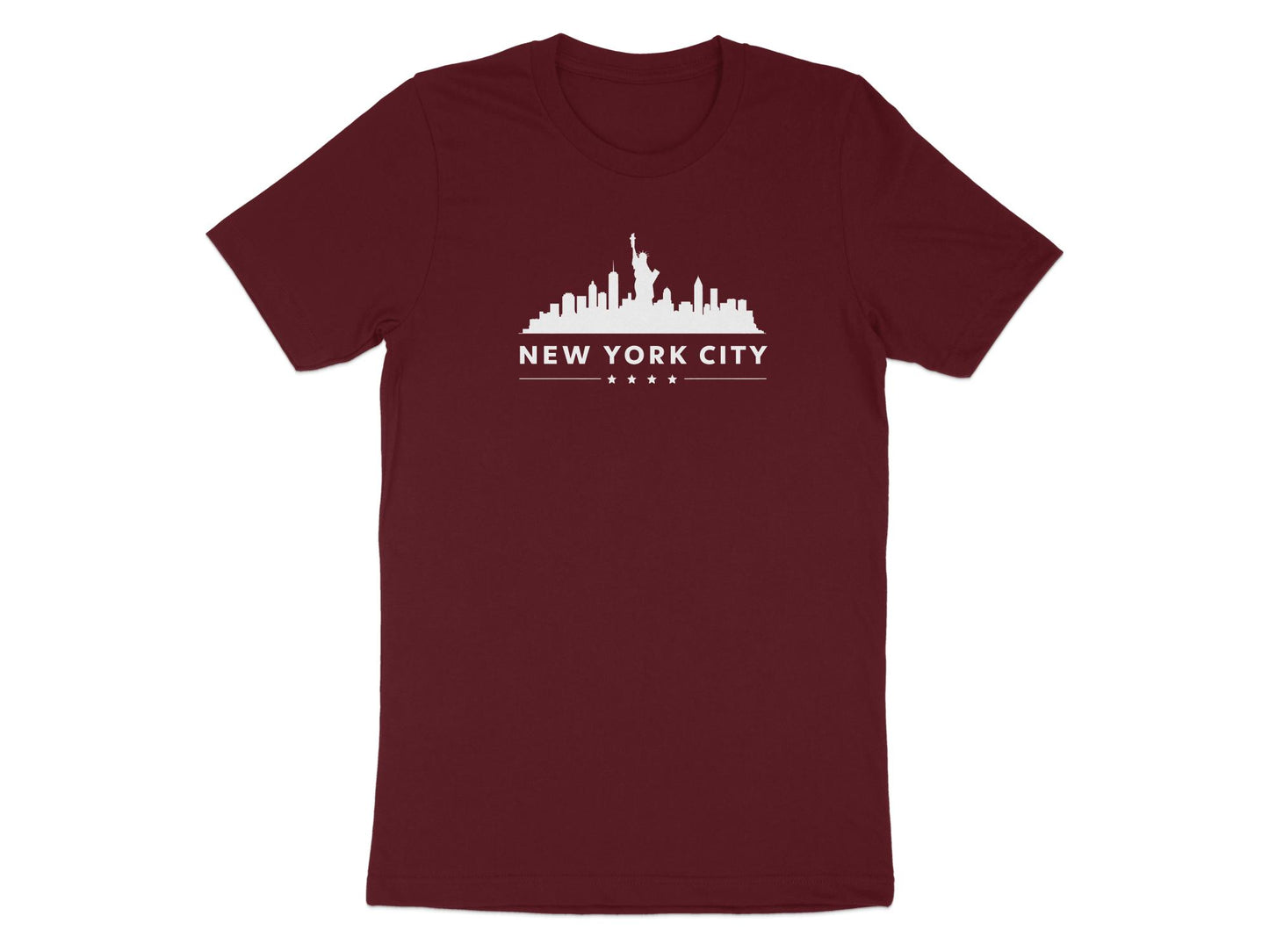 New York City T-Shirt Maroon