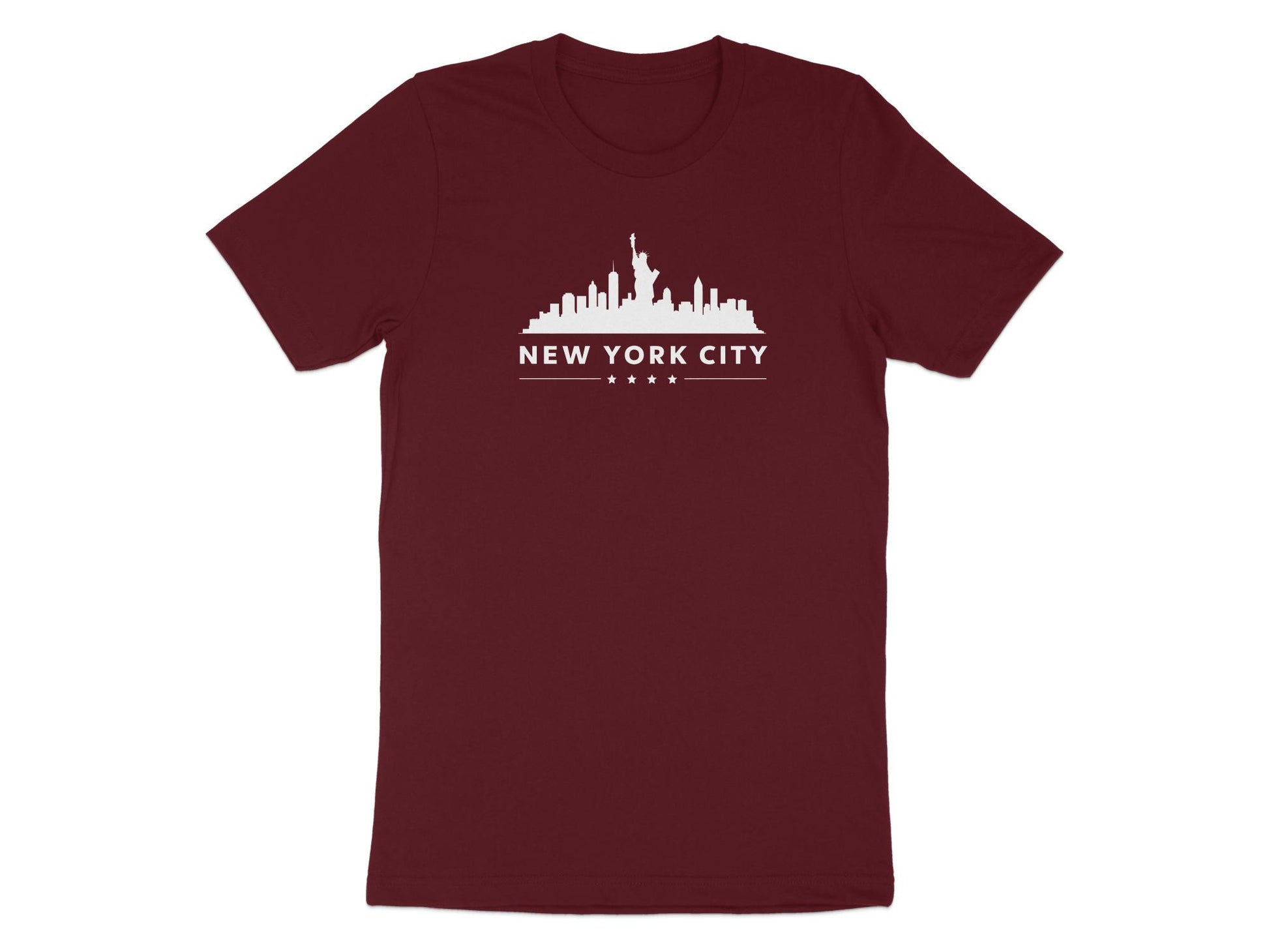 New York City T-Shirt Maroon