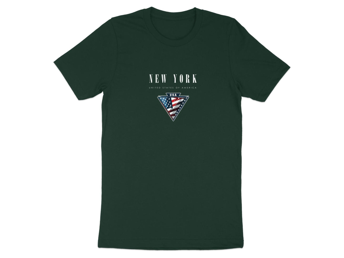 New York State T-Shirt Green