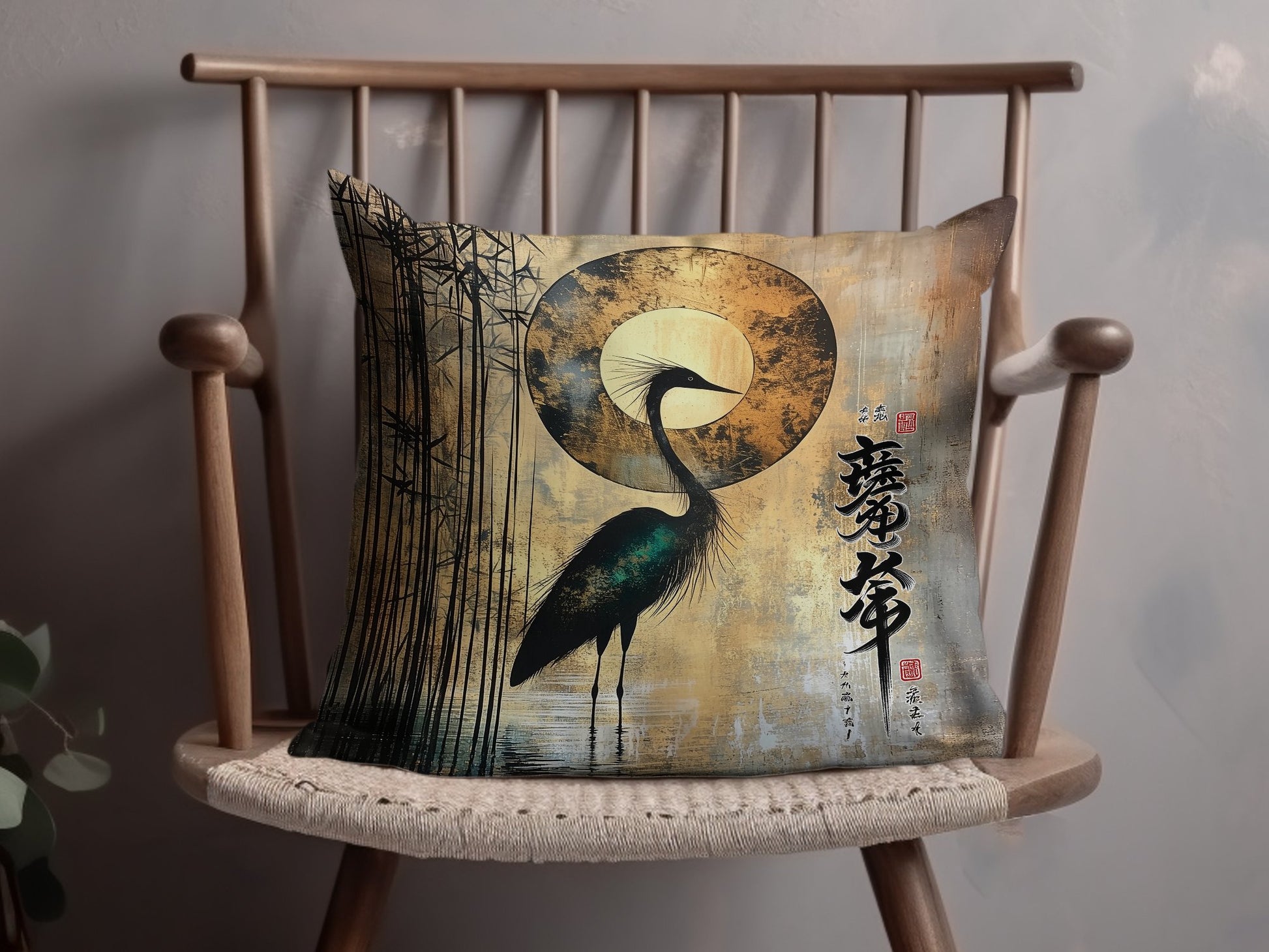 Oriental Elegance Throw Pillow Edition 2 Image 4