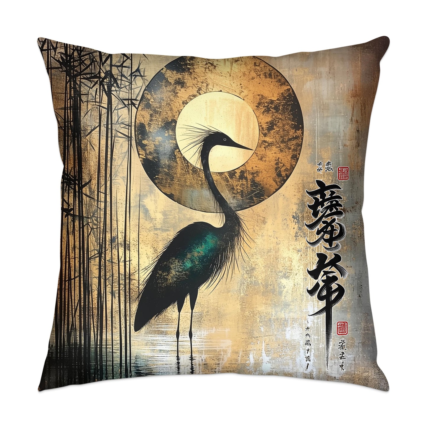 Oriental Elegance Throw Pillow Edition 2