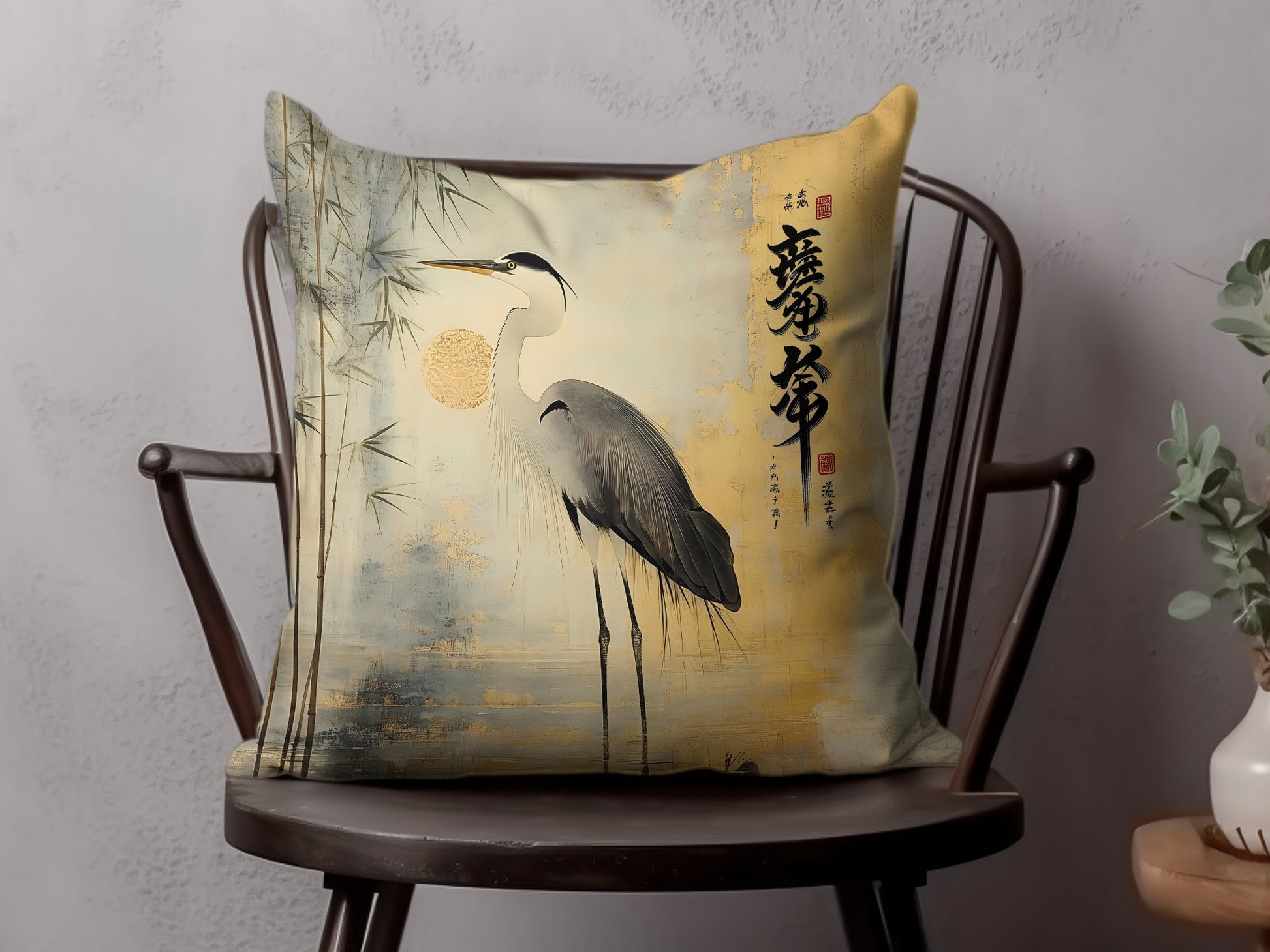 Oriental Elegance Throw Pillow Edition 4 Image 3