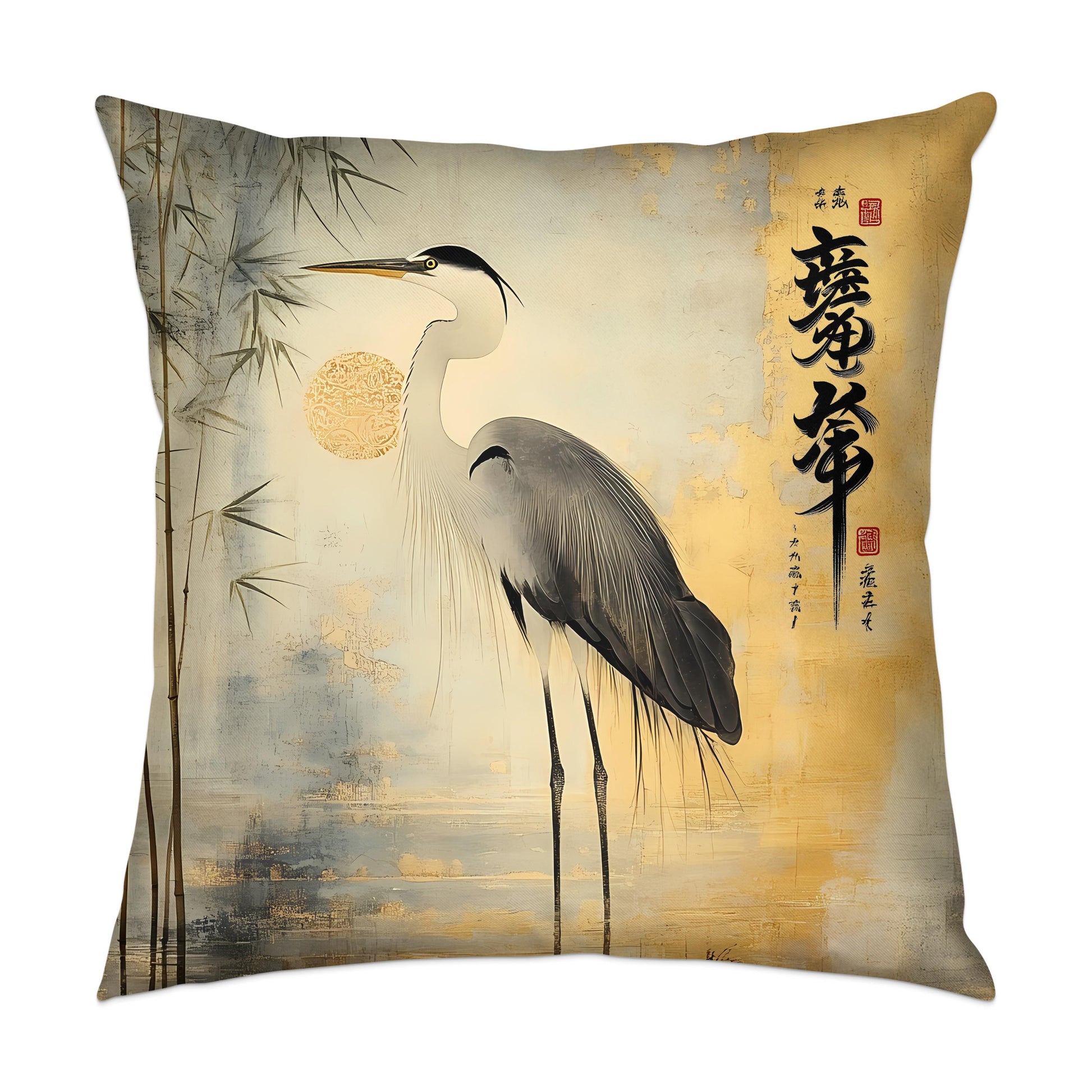 Oriental Elegance Throw Pillow Edition 4