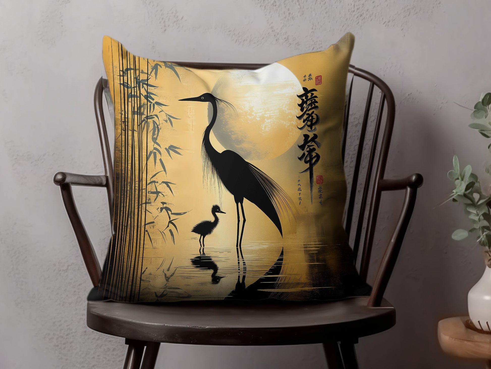 Oriental Elegance Throw Pillow Edition 6 Image 3