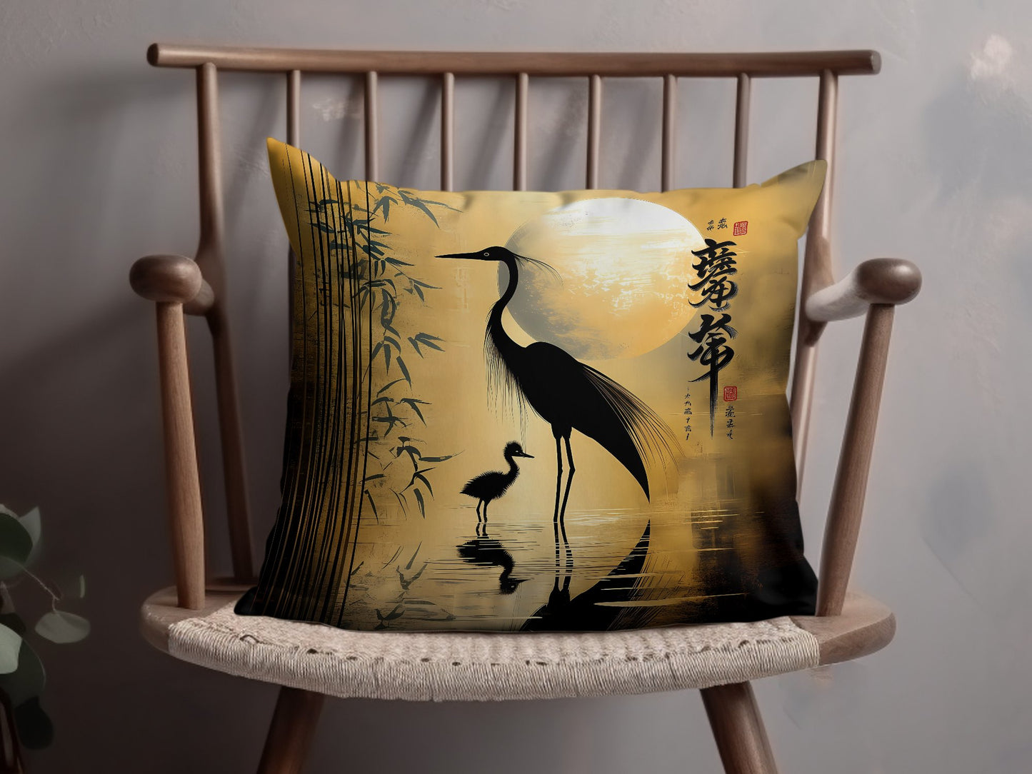 Oriental Elegance Throw Pillow Edition 6 Image 4