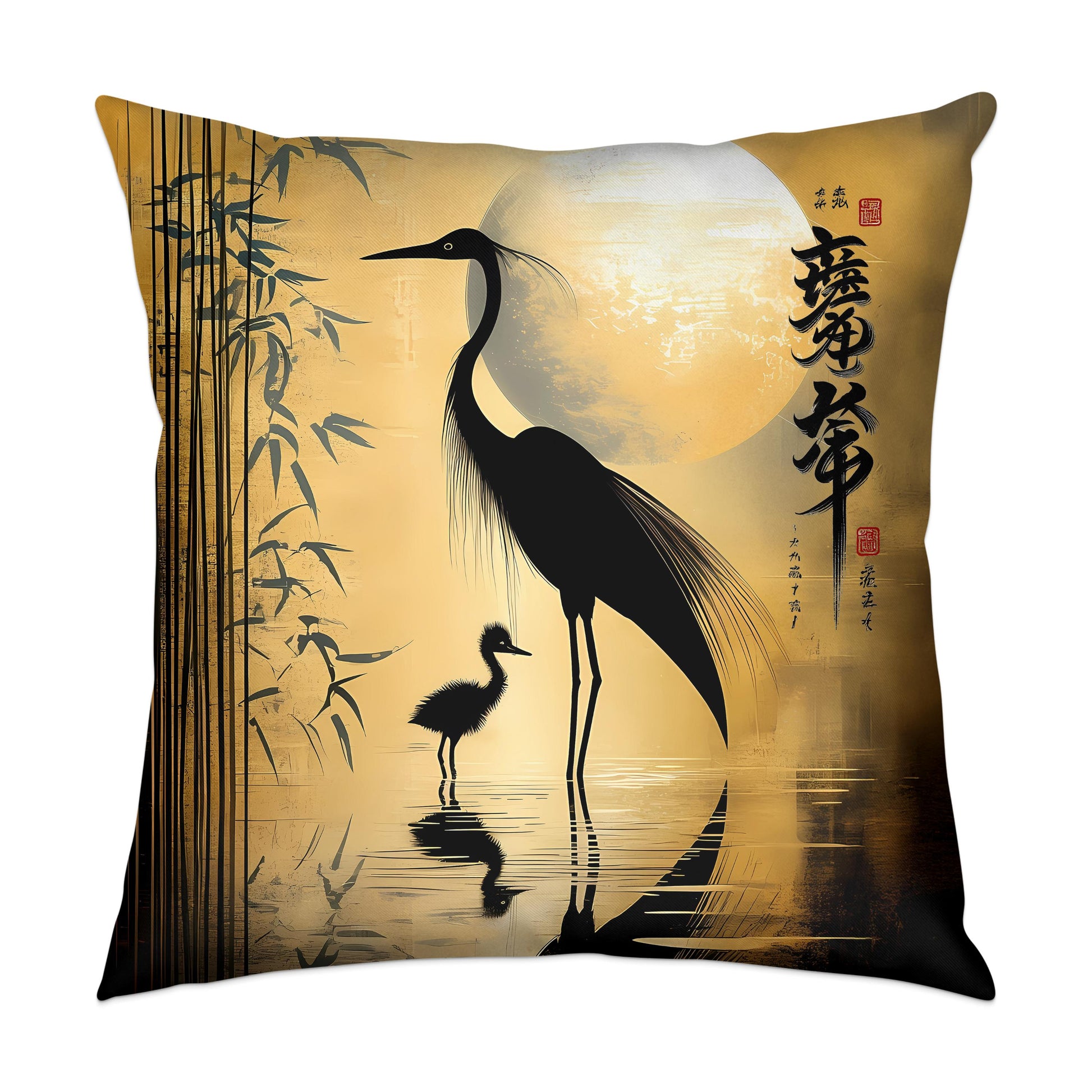 Oriental Elegance Throw Pillow Edition 6