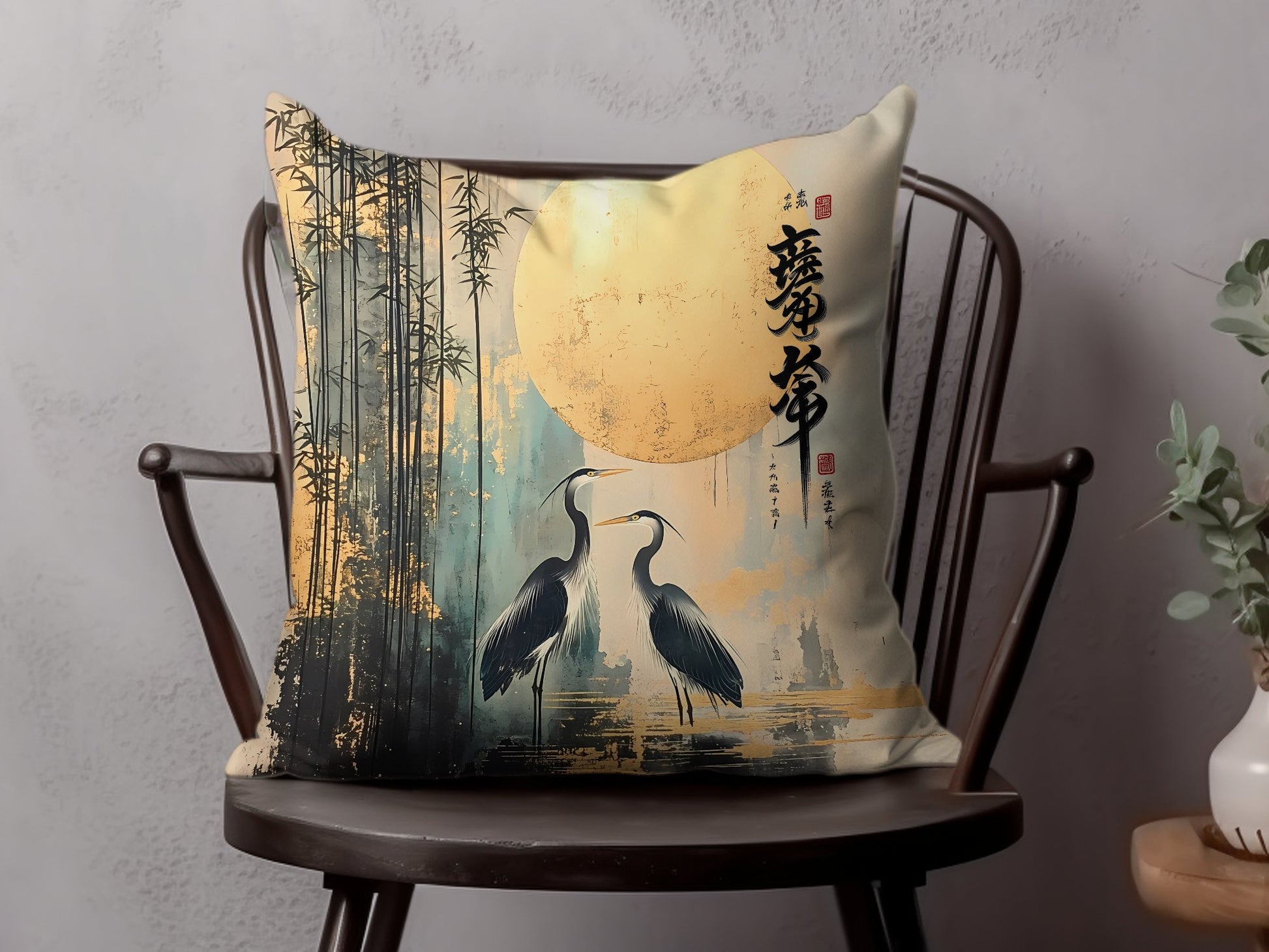 Oriental Elegance Throw Pillow Edition 7 Image 3